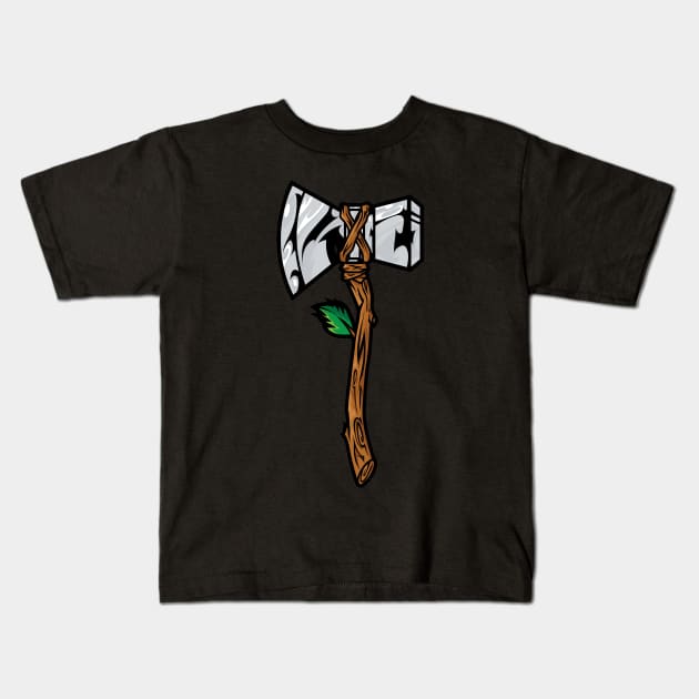 Stormbreaker Axe Kids T-Shirt by vecturo